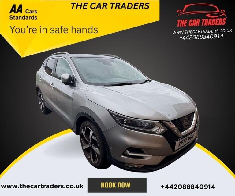 2017 Nissan Qashqai 1.6 dCi Tekna SUV 5dr Diesel XTRON Euro 6 (s/s) (130 ps) SUV Diesel Automatic