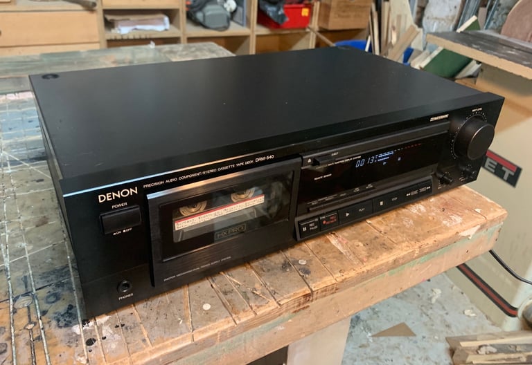 Denon DRM-540 Cassette Deck. HX Pro, Dolby B, C