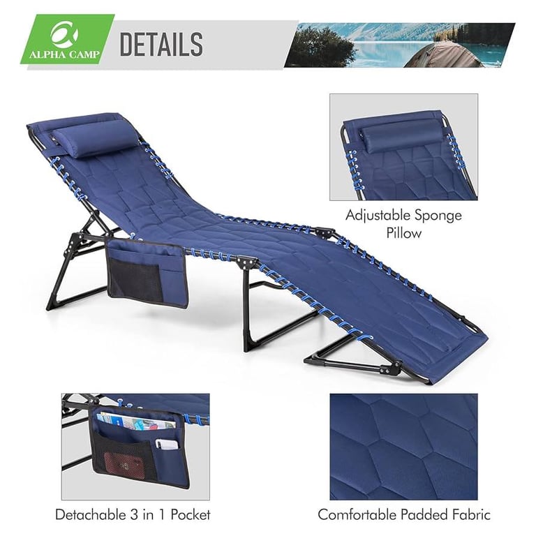 ALPHA CAMP Foldable bed brand new in box