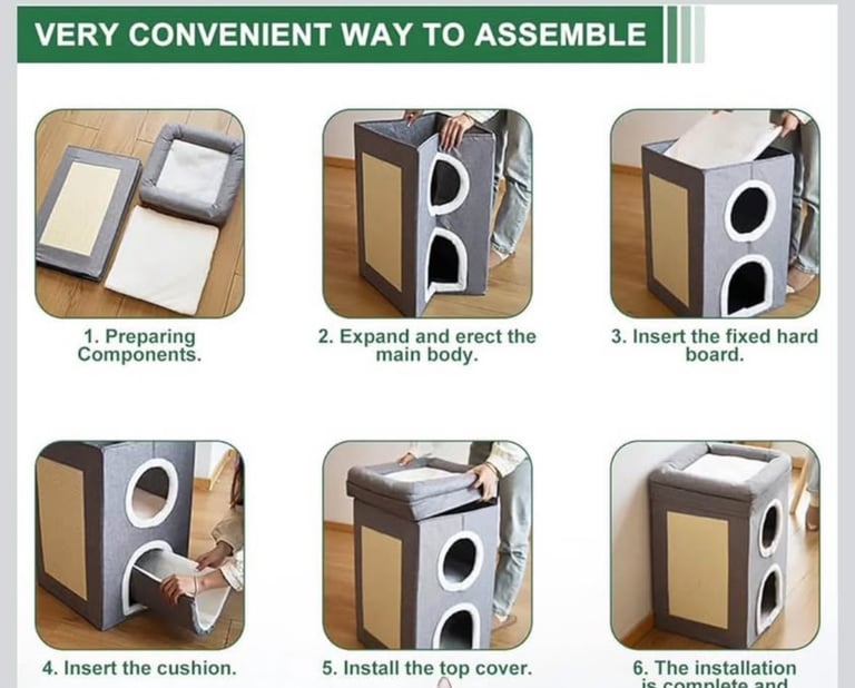 Cat House Cave For Cats,Three Layer