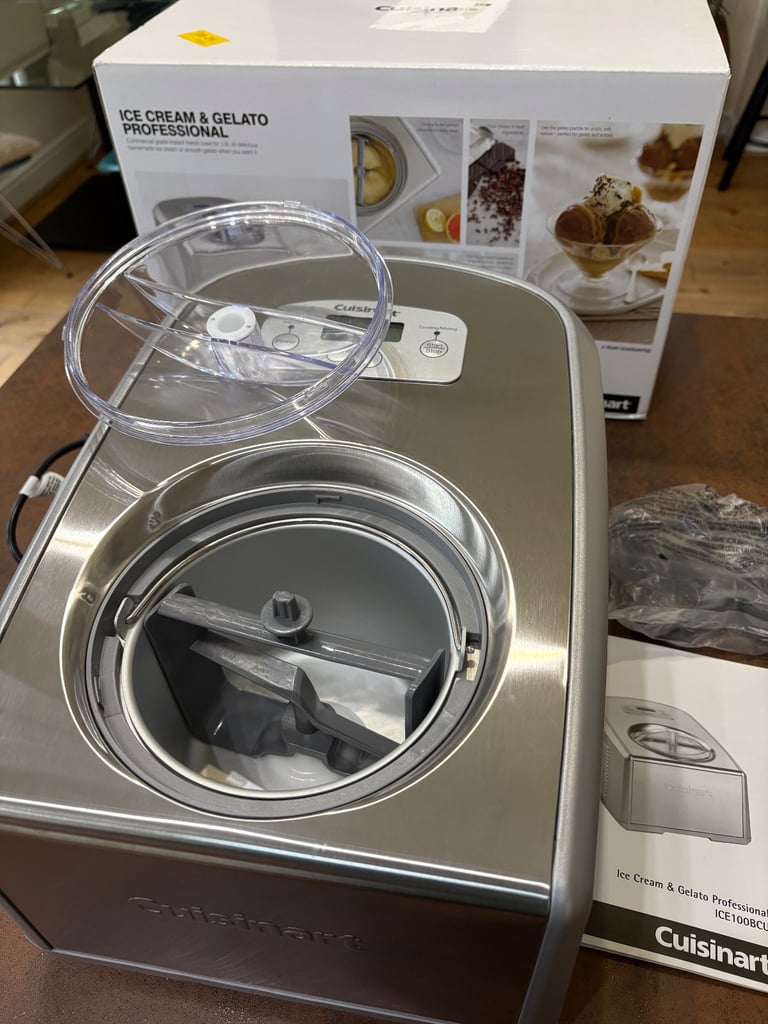 Cuisinart Ice Cream and Gelato Maker | Makes Ice Cream, Gelato, Sorbet, Frozen Yoghurt 