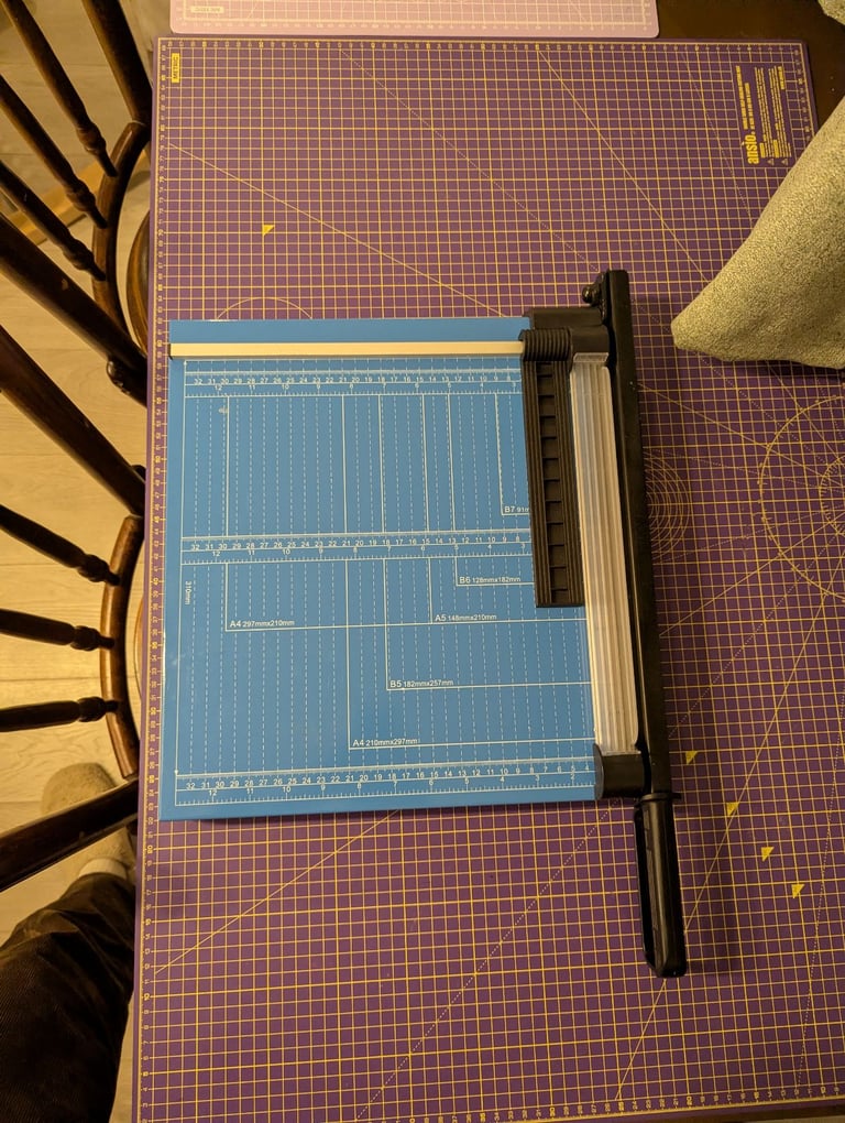 Paper cutter guillotine 