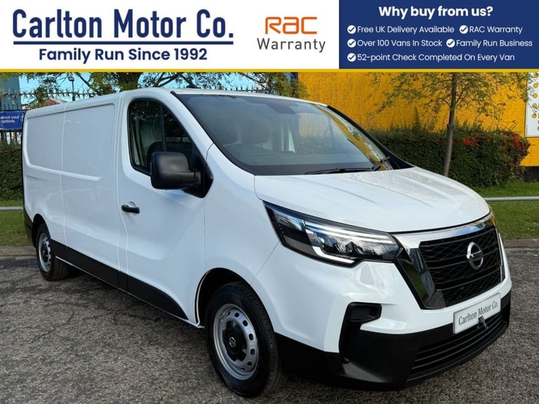 2022 Nissan Primastar 2.0 dCi 30 Visia Panel Van 5dr Diesel Manual L2 Euro 6 (s/s) (110 ps) PANEL...