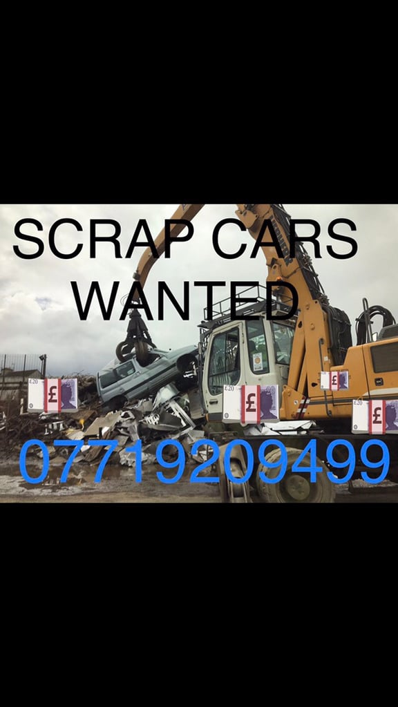 SCRAP CARS WANTED ALL AREAS