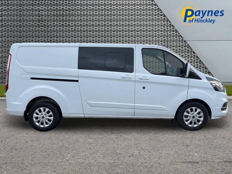 2022 Ford Transit Custom Double Cab in Van Limited 2.0L 170PS AUTO Frozen White