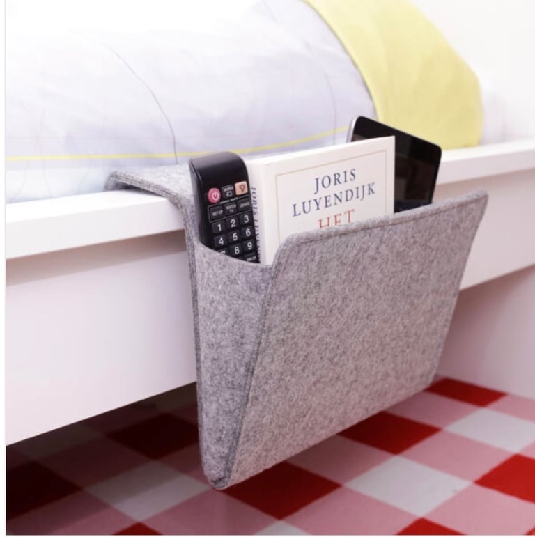 As new under bed storage caddy for technology, remote, books etc