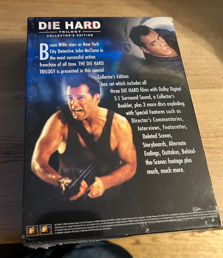 Die Hard Trilogy DVDs
