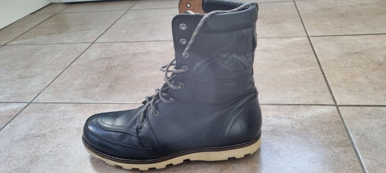 Triumph Stoke Black Motorcycle Boots