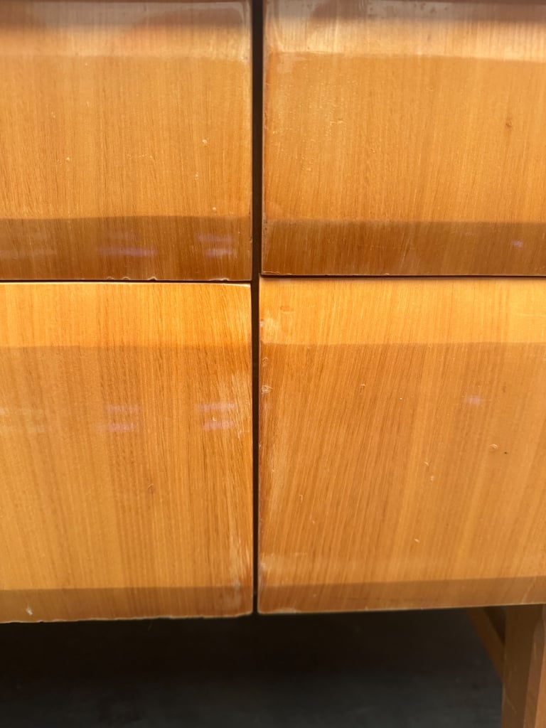 Mid Century Sideboard Credenza By Meredew Dressing Table Pin Legs Retro Chic
