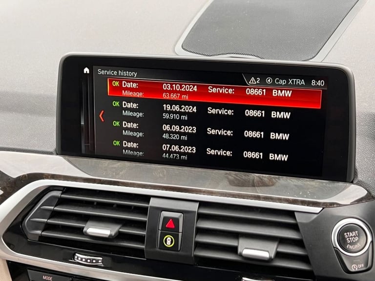 2018 68 BMW X3 2.0 20D M SPORT SUV 5DR DIESEL AUTO XDRIVE EURO 6 (S/S) (190 PS) 