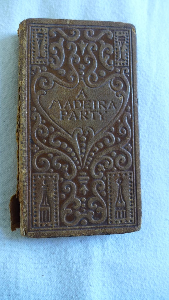 image for COLLECTABLE SMALL ANTIQUE LEATHER-BOUND BOOK: A MADEIRA PARTY. BY SILAS WEIR MITCHELL