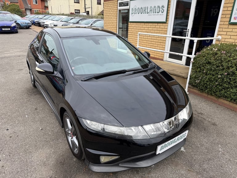 image for 2008 Honda Civic 1.8 i-VTEC Type S-GT Black 3 Door ONE OWNER Low Insurance Group