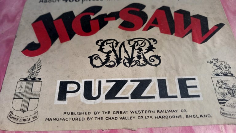 A ''Victory'' Artistic jig-saw puzzle of ''A Sunny Harbour'' in