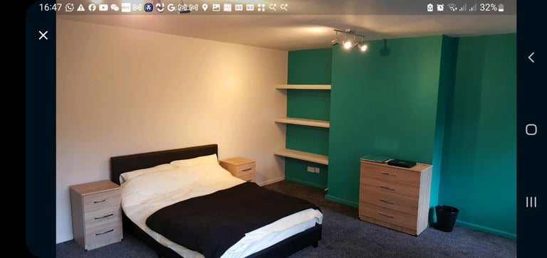 Clean double room, no deposit all bills inclusive B19