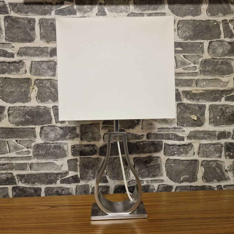 image for IKEA KLABB table Lamp with White Shade, Designed by Monika Mulder