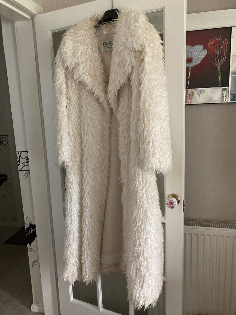 Faux fur coat