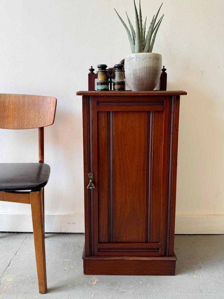Victorian Mahogany Bedside Table