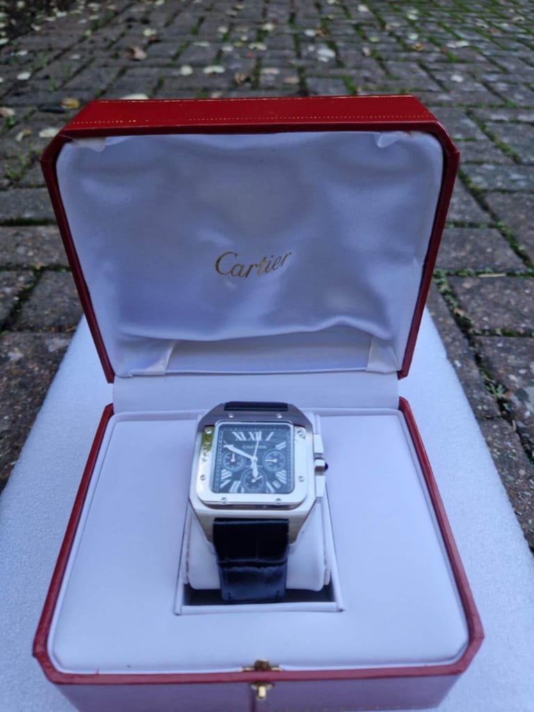 Men cartier watch santos smart 