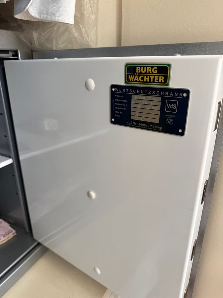 image for Burg Wächter Diplomat Eurograde 1 Safe – MTD 760K (Excellent Condition, Central London)