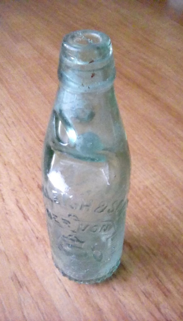 image for Antique glass bottle