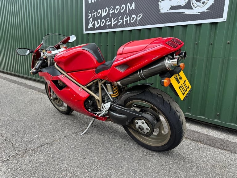 Ducati 748 BP Red 2000 Model 11000 miles Excellent History Belts Changed Termis