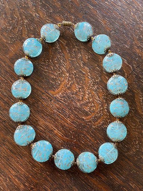Vintage Glass Beaded Necklace