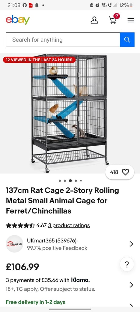 Brand new pet cage still boxed
