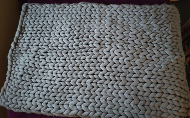 image for Merino Wool Chunky Knit Blanket