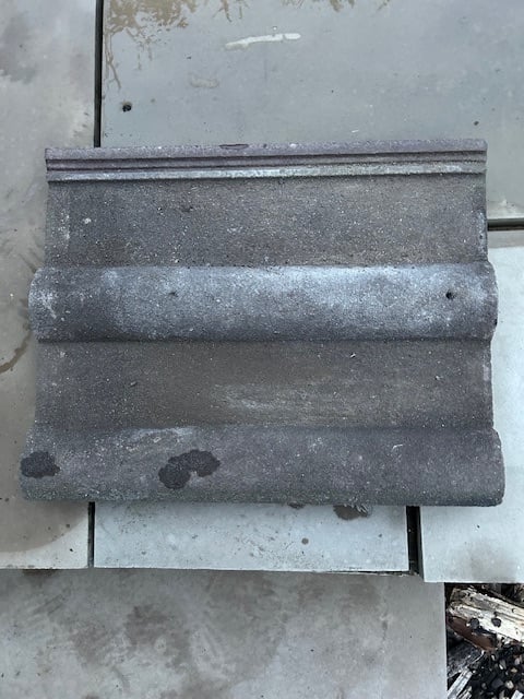 image for Weathered antique brown Marley Double Roman roof tiles