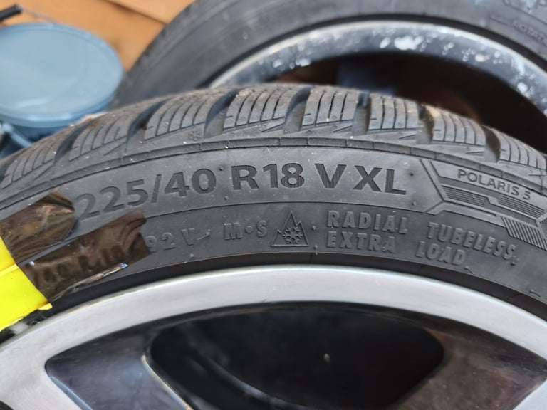 Alu wheels with winter tyres audi A6