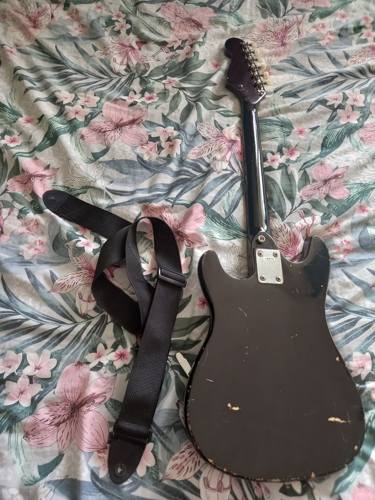 1970s Teisco Satellite 168 G electric guitar. Made in Korea. 