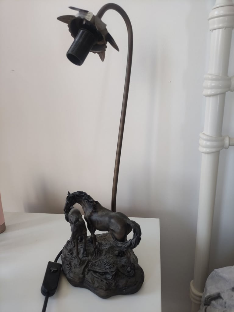 image for Bronze Lamp Mare and Foal