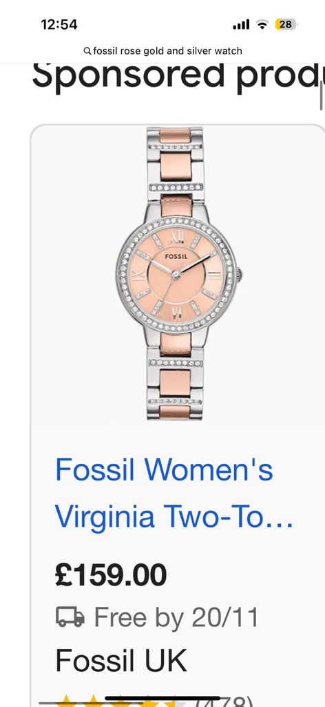 Fossil watch