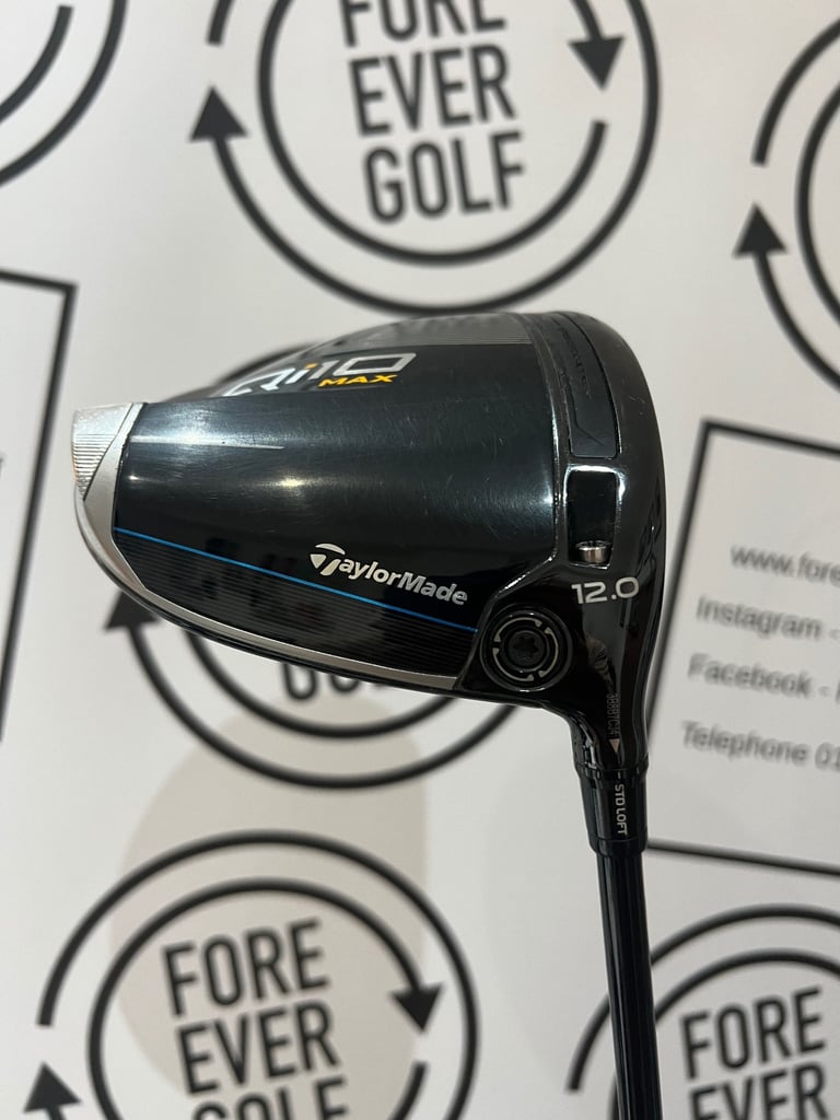 TAYLORMADE Qi10 MAX DRIVER / 12 Degree / RH / 50g Stiff Flex / V.GOOD USED