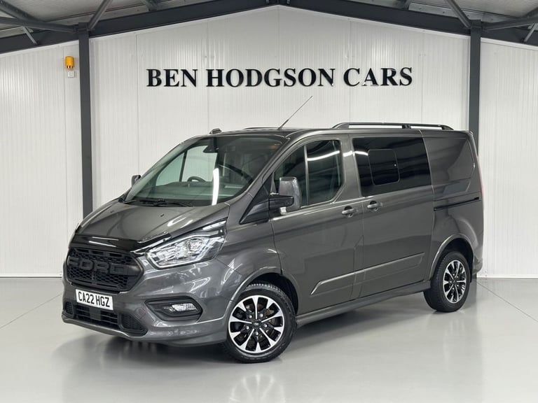 image for 2022 22 FORD TRANSIT CUSTOM 2.0 310 ECOBLUE CREW VAN DOUBLE CAB 5DR DIESEL AUTO 
