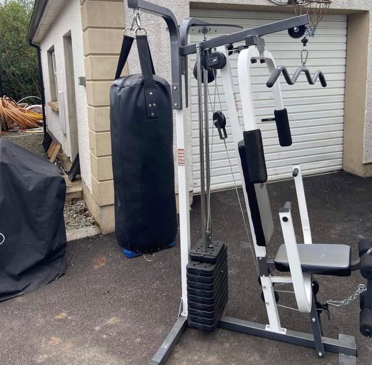 image for Weider Sparring System multi-gym with boxing attachments 