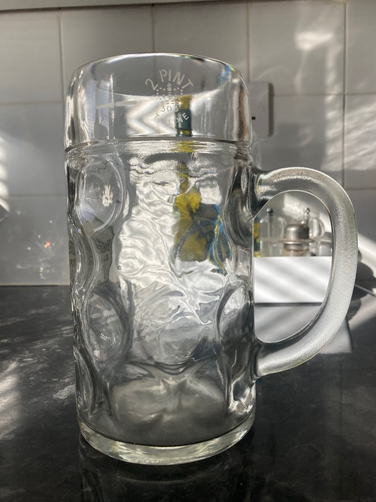 Holsten export 2pint beer glass