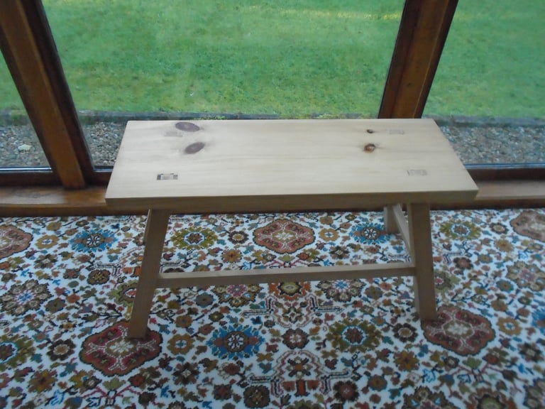 image for PINE WOOD STOOL/ SMALL COFFEE TABLE (New)