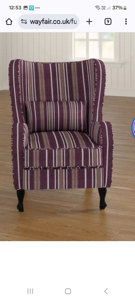 2 Accent fireside chairs