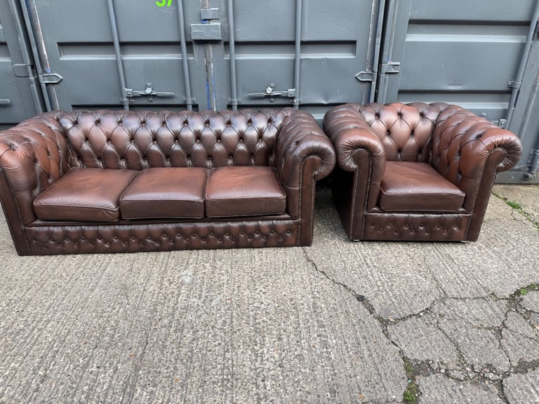 Chesterfield Sofa Brown 
