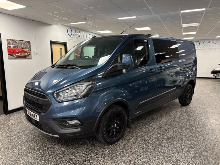 2021 Ford Transit Custom 2.0 EcoBlue 170ps Low Roof D/Cab Trail Van PANEL VAN DIESEL Manual