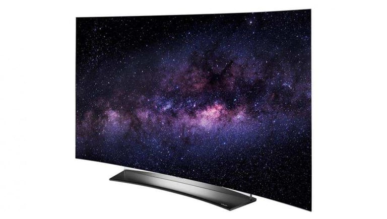 LG OLED TV 55" Curved and Canton DM 50 Sound box