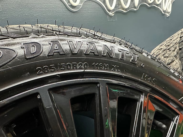 20” Hawke Denali XXC AWD Black Alloy Wheels for Ford Ranger / Amarok & 10mm+ Davanti AT’s!