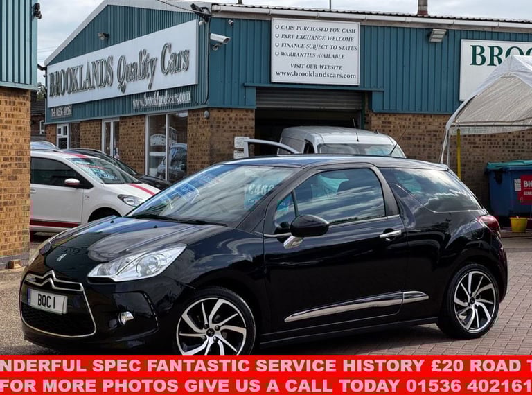 image for 2015 DS Automobiles DS 3 1.6 BlueHDi DStyle Nav Hatchback Perla Nera Black 3 Door Diesel Manual E...