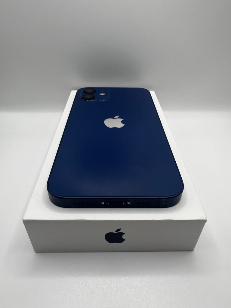 PRISTINE: 128gb Apple iPhone 12, Blue (UNLOCKED)