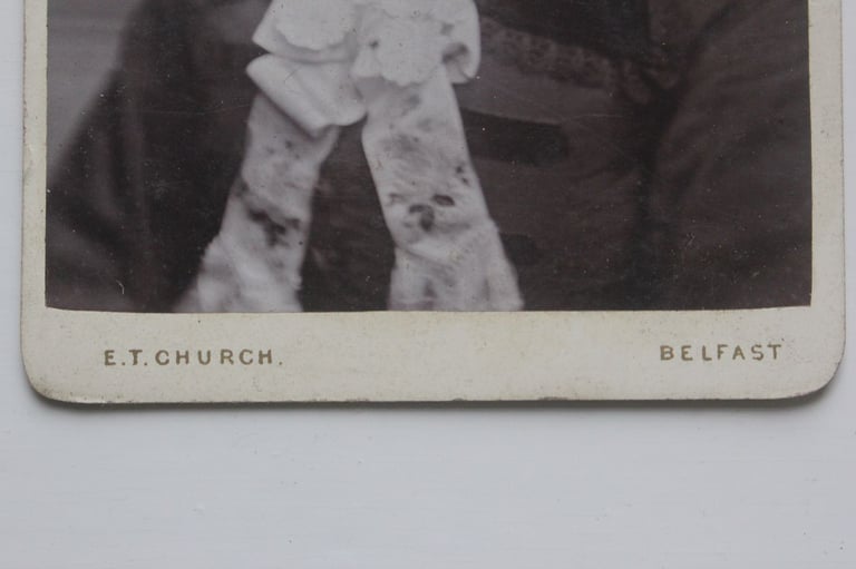 2 Victorian photograph CDV's albums lot of Belfast photographers