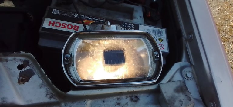 Lucas LR8 square fog spot driving lights classic car 