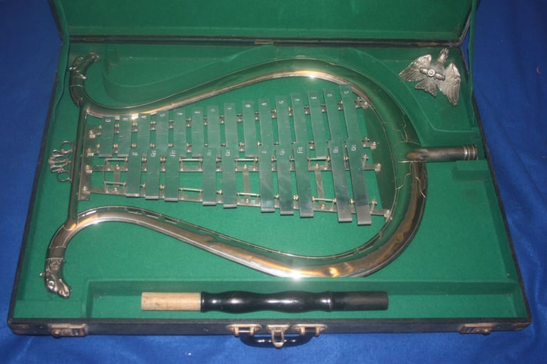 image for Joseph Klier Eagle Marching Xylophone Lyre 130 ~ (Cost New £2000) ~ Weight 5.5 kgs ~ £300 ono