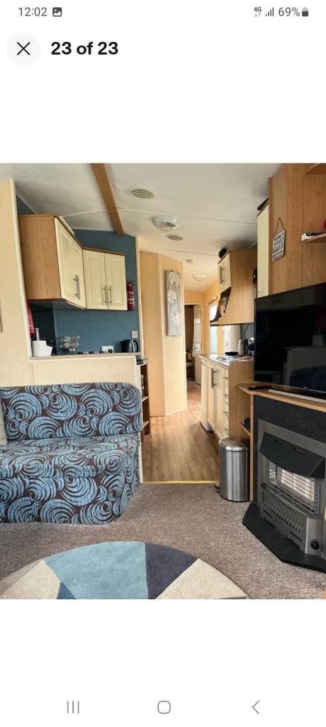 2006 cosalt torino 8 berth 3 bedroom static caravan with decking 