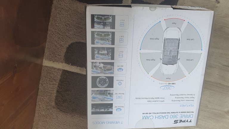 Drive 360 dash cam brand new in box